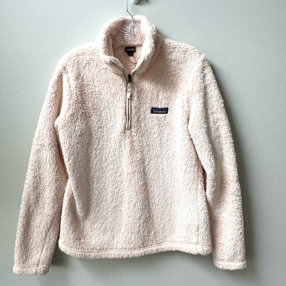 Patagonia Sweaters - Patagonia Women Los Gatos 1/4 Zip Fleece Pullover Jacket White Cream